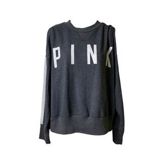 Victoria's Secret Pink Cold Shoulder‎ Sweatshirt Size Small (2472)